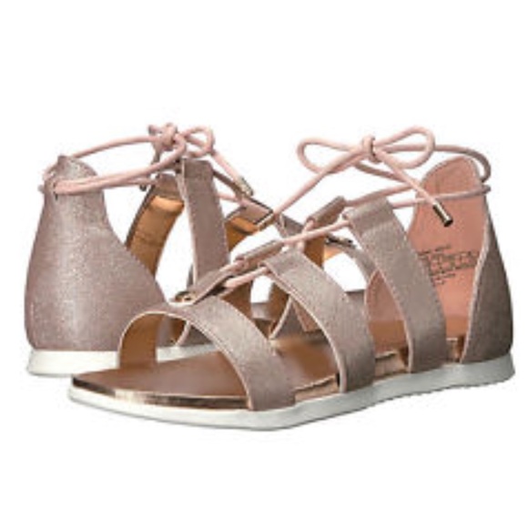 michael kors rose gold sandals